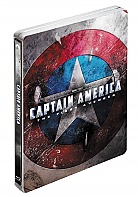 CAPTAIN AMERICA: Prvn Avenger 3D + 2D Steelbook™ Limitovan sbratelsk edice + DREK flie na SteelBook™ (Blu-ray 3D + Blu-ray)